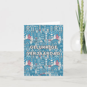 Gelukkige verjaardag, Dutch happy birthday Card