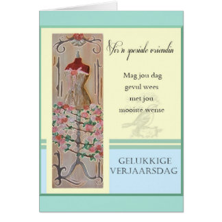 Gelukkige Verjaarsdag - Vir 'n spesiale vriendin