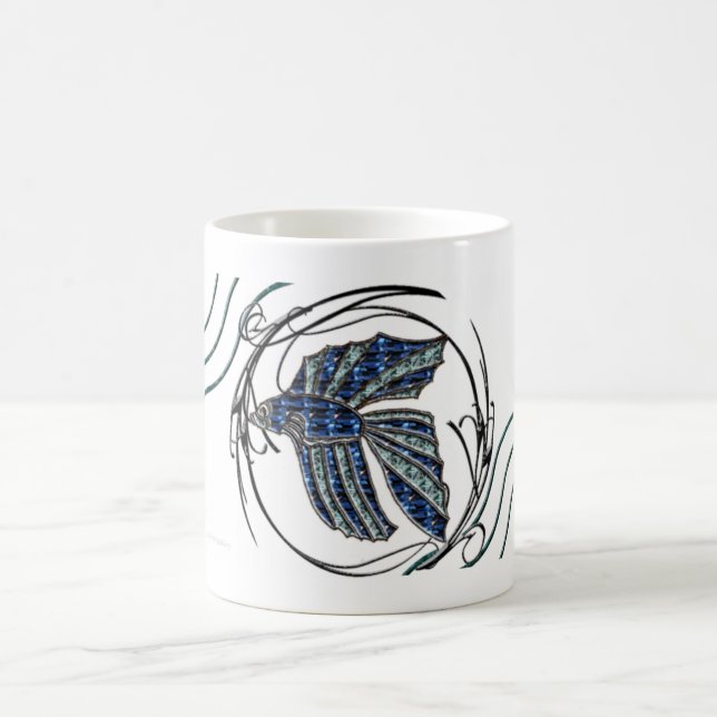 Gem Beta Fish Coffee Mug (Center)