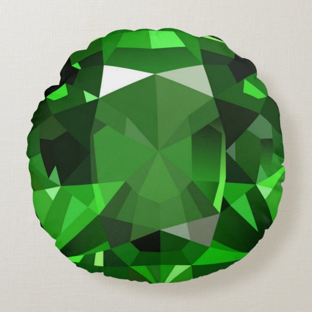 Gem Design Round Cushion (Front)