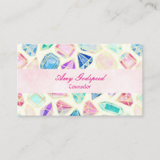 Gem Illustration Horizontal Business Card