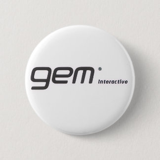 gem Interactive button,gem interactive 6 Cm Round Badge