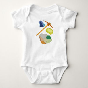 Gem Mining Baby Bodysuit