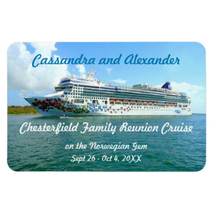 Gem on the Space Coast Stateroom Door Marker Magnet