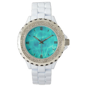 Gem Stone Pattern, Blue Atlantis Stone Women's Watch
