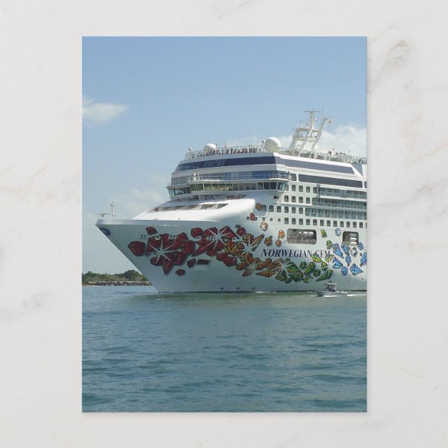 Gem Studded Bow Postcard (Front)