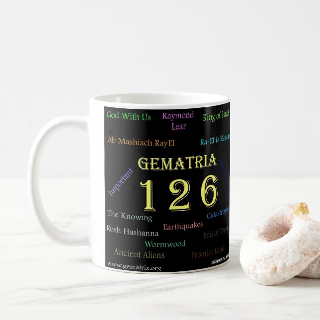 GEMATRIA 126 MUG (With Donut)
