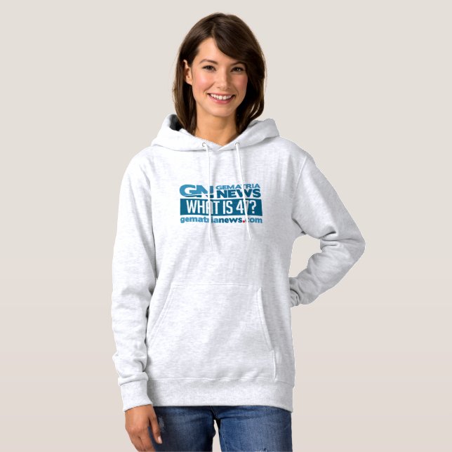 Gematria News What is 47? Women Hooded Sweetshirt Hoodie (Front Full)