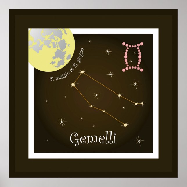 Gemelli 21 maggio al 21 giugno Poster (Front)