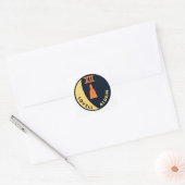 Gemini 12 Lovell and Aldrin Square Sticker (Envelope)