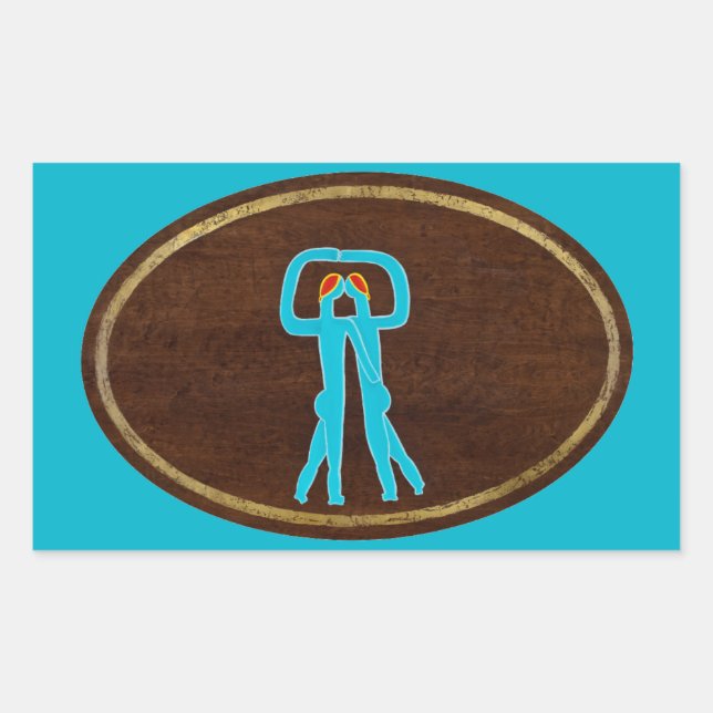 Gemini 2008 rectangular sticker (Front)