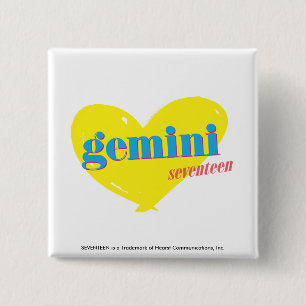 Gemini 3 15 cm square badge