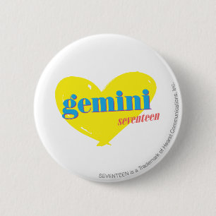 Gemini 3 6 cm round badge