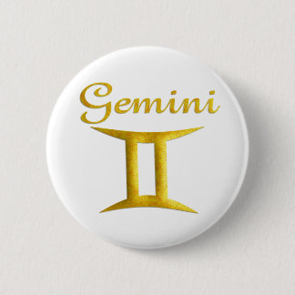 Gemini 6 Cm Round Badge