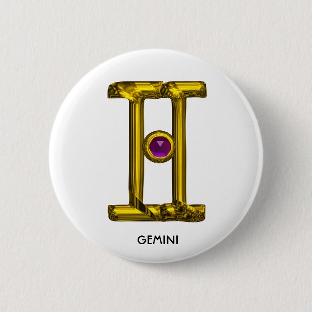 GEMINI 6 CM ROUND BADGE (Front)