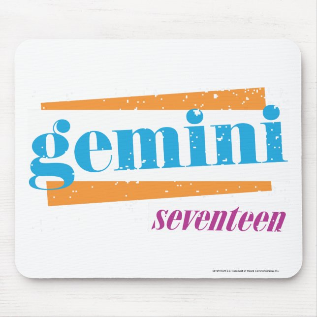 Gemini Aqua Mouse Mat (Front)
