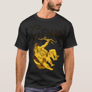 Gemini Astrological Sign Zodiac Constellation Desi T-Shirt