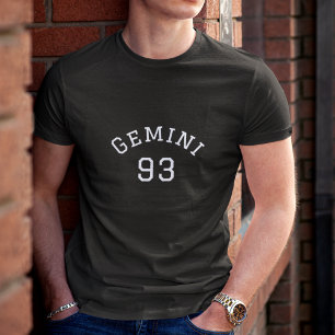 Gemini   Birth Year Customizable T-Shirt