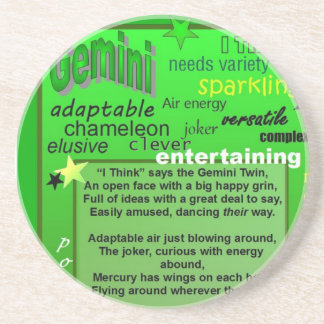 GEMINI BIRTHDAY COASTER