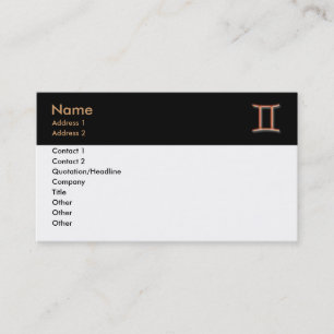 Gemini Business Card