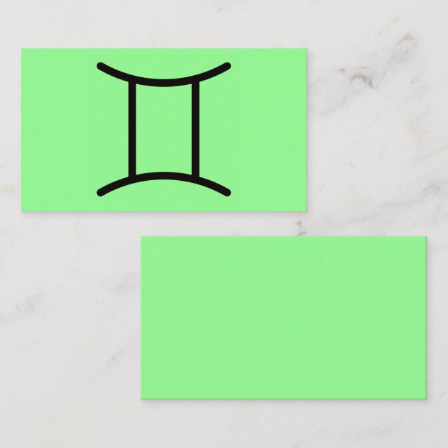 Gemini Business Card (Front/Back)