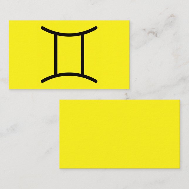 Gemini Business Card (Front/Back)