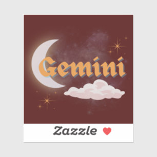 Gemini Celestial Aesthetic Dreamy Moon Cloud Stars