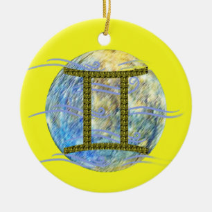 Gemini Ceramic Tree Decoration