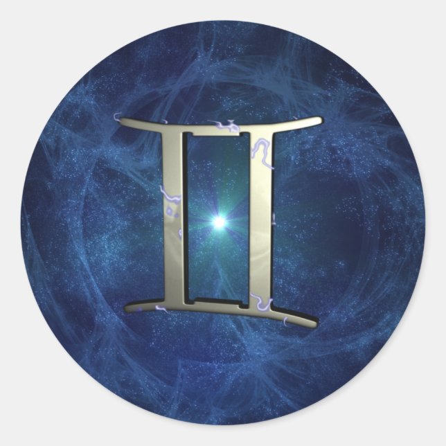Gemini Classic Round Sticker (Front)