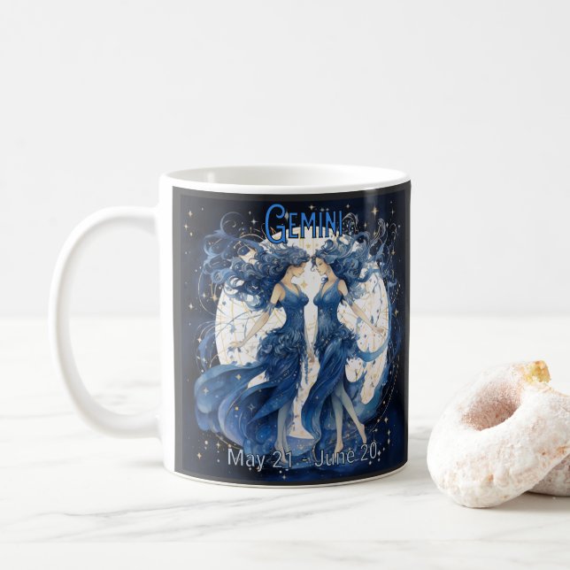 Gemini Coffee Mug (With Donut)
