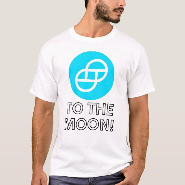 gemini dollar To The Moon Crypto gusd Altcoin T-Shirt (Front)