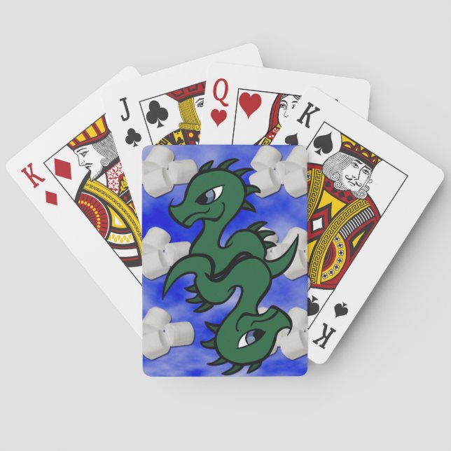 Gemini Dragons Playing Cards (Back)