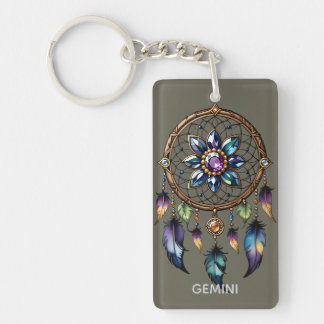 Gemini Dreamcatcher Key Ring