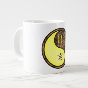 Gemini & Earth Boar Large Coffee Mug