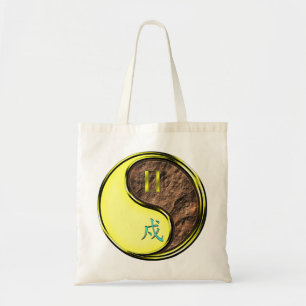 Gemini & Earth Dog Tote Bag