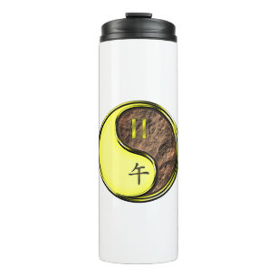 Gemini & Earth Horse Thermal Tumbler