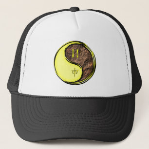Gemini & Earth Monkey Trucker Hat