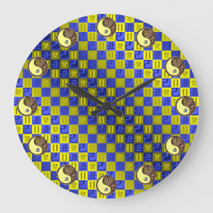 Gemini & Earth Ox Large Clock