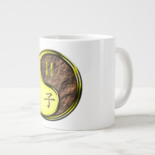 Gemini & Earth Rat Large Coffee Mug