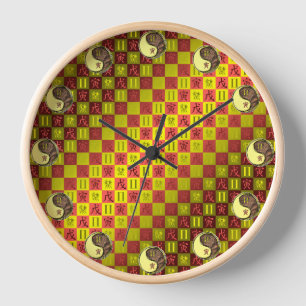 Gemini & Earth Tiger Clock