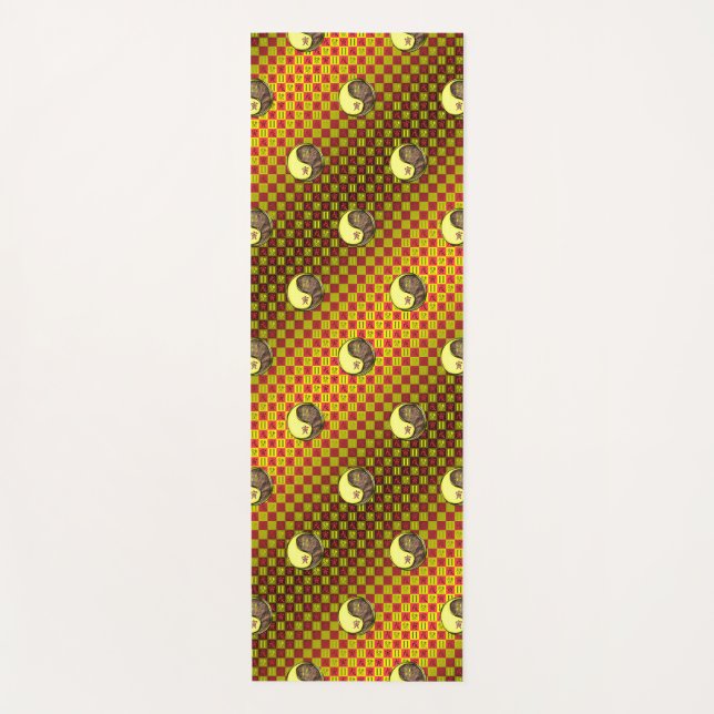 Gemini & Earth Tiger Yoga Mat (Front)