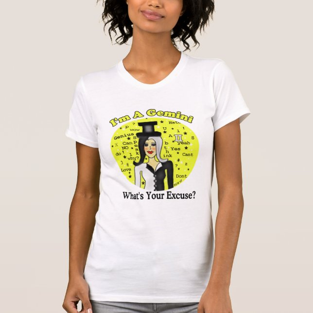 Gemini Excuse T-Shirt (Front)