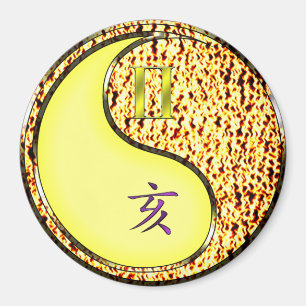 Gemini & Fire Boar Magnet