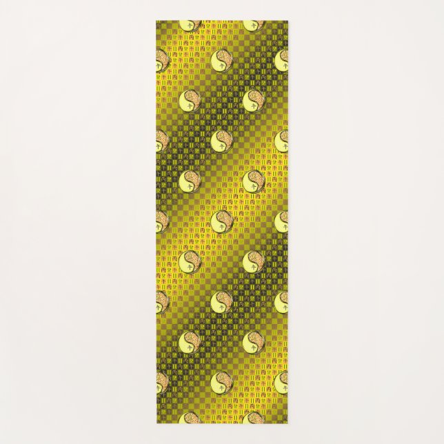 Gemini & Fire Horse Yoga Mat (Front)