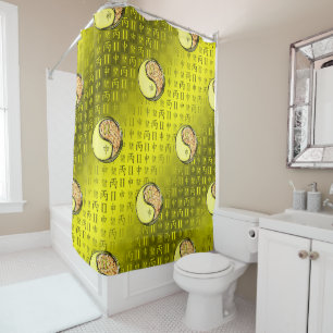Gemini & Fire Monkey Shower Curtain