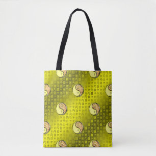 Gemini & Fire Monkey Tote Bag