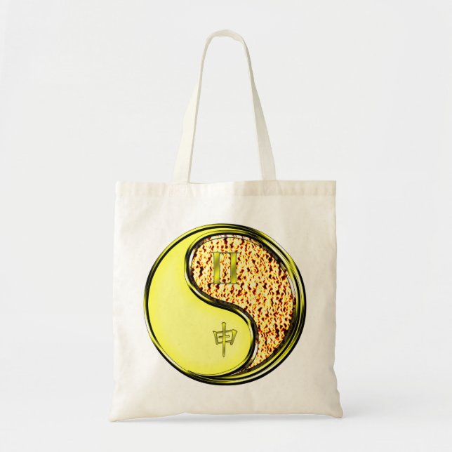 Gemini & Fire Monkey Tote Bag (Front)