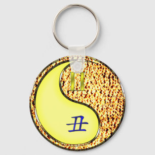 Gemini & Fire Ox Key Ring
