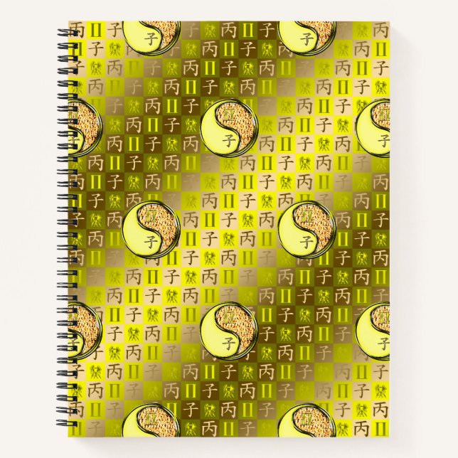 Gemini & Fire Rat Notebook (Front)