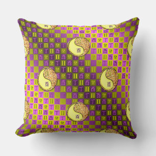Gemini & Fire Rooster Cushion